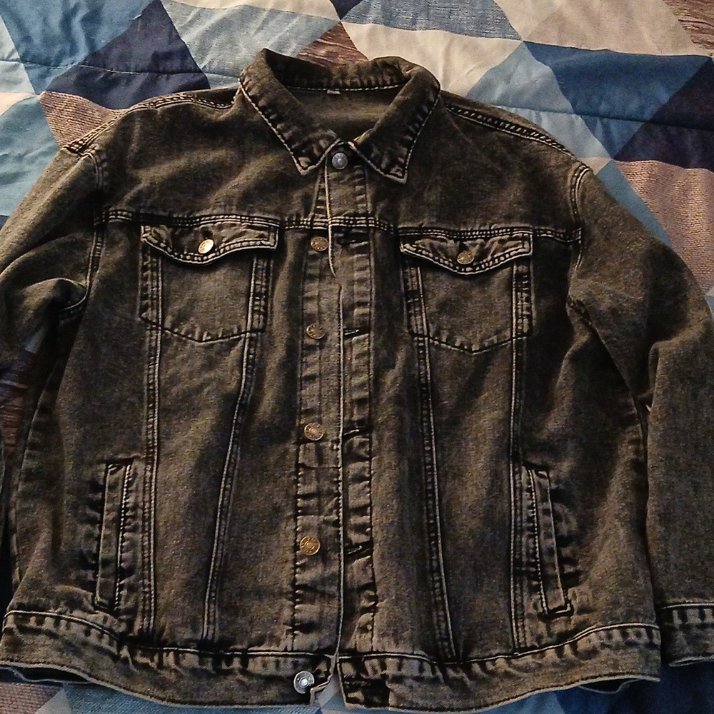 Grey Jean Jacket